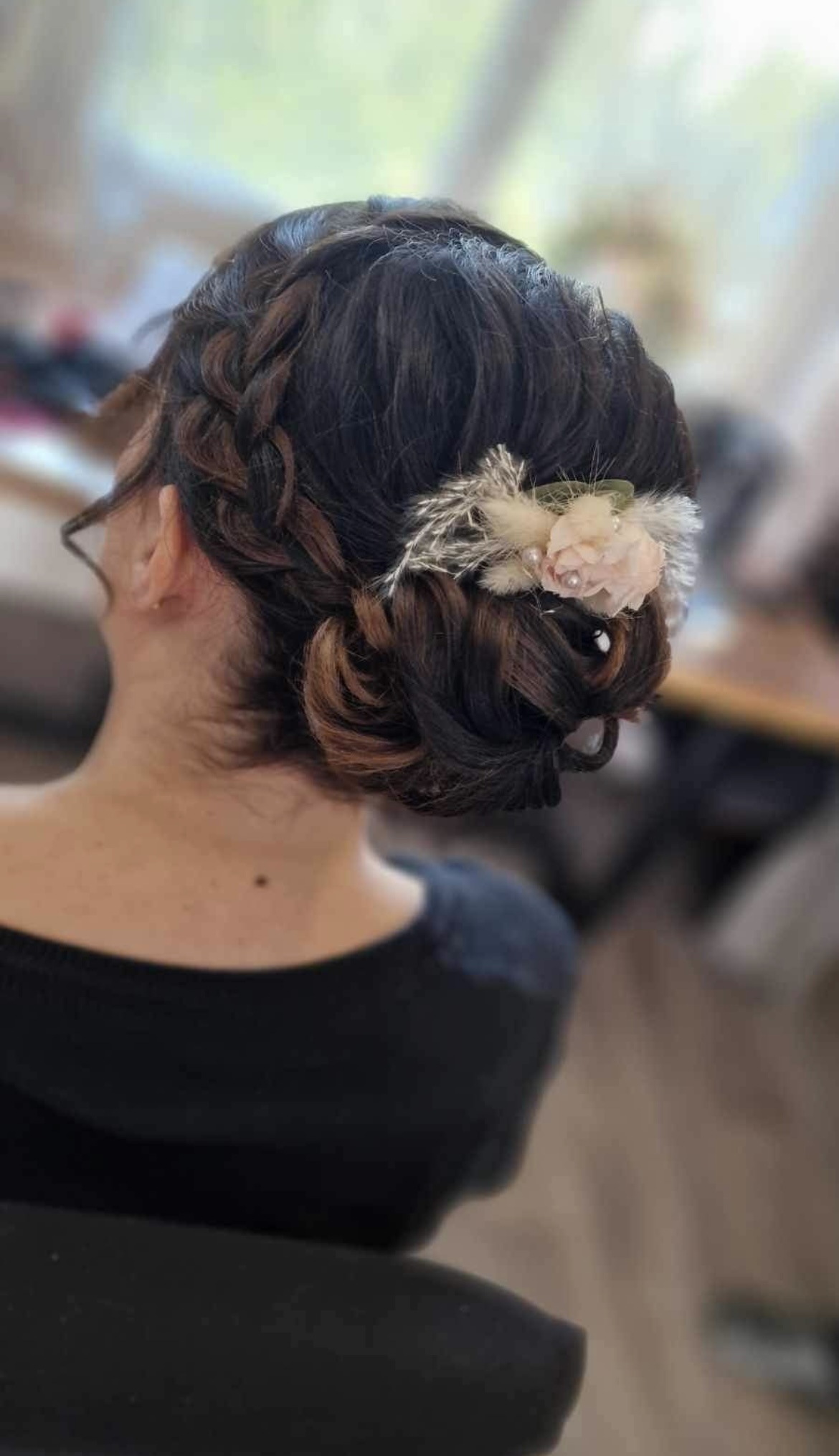 peigne chignon mariée