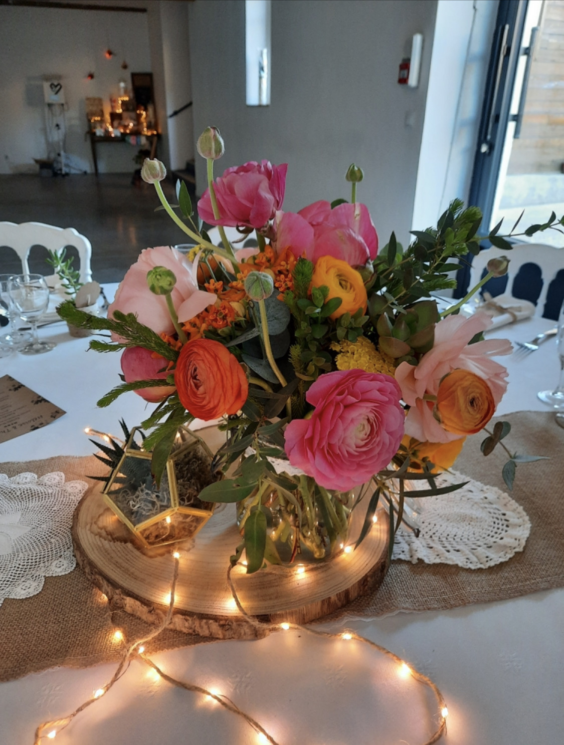 décoration florale pour table