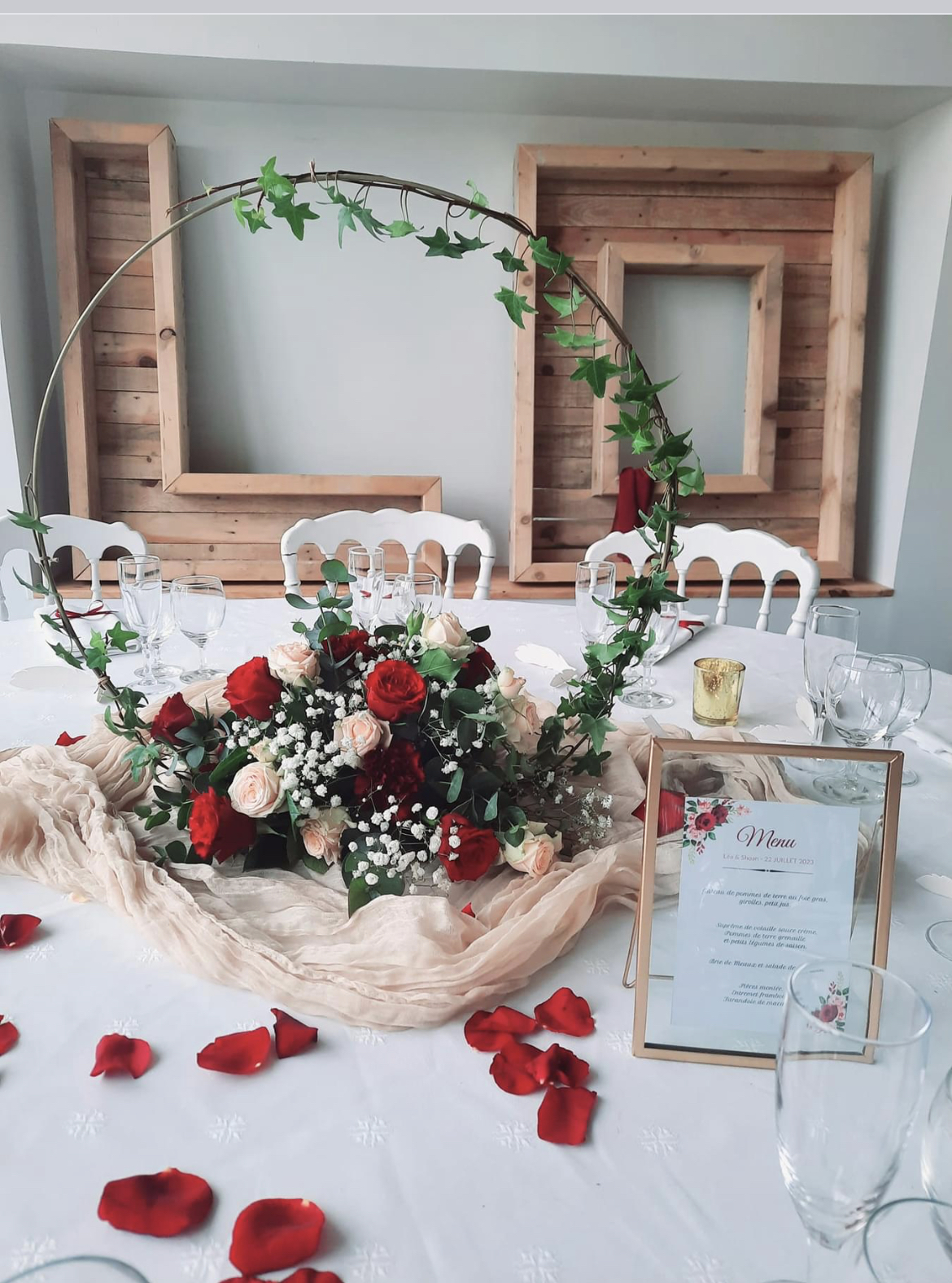 centre de table mariage