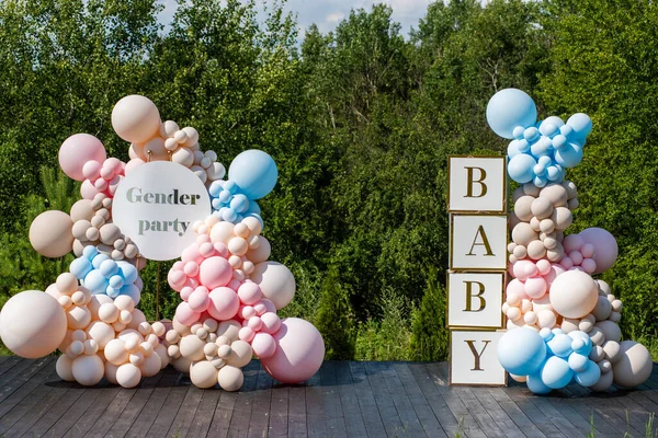décor pour gender reveal