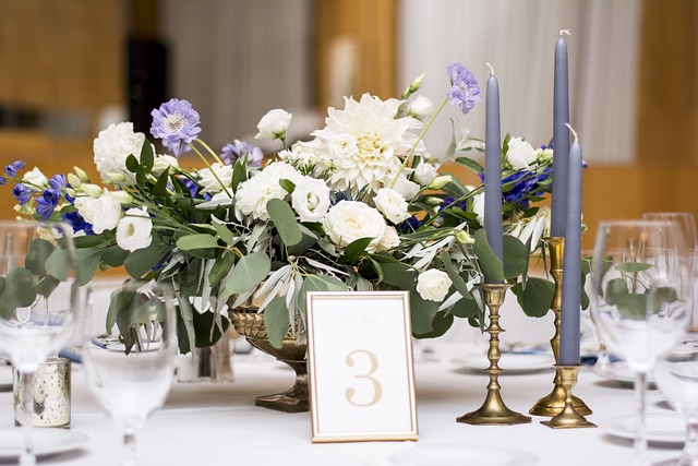 centre de table mariage